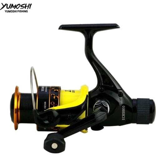 Yumoshi wheels spinning fishing reel 5.2:1 12BB ECR series wheel Spinning wheel pesca carretilha bait type Sea Rock lure fishing