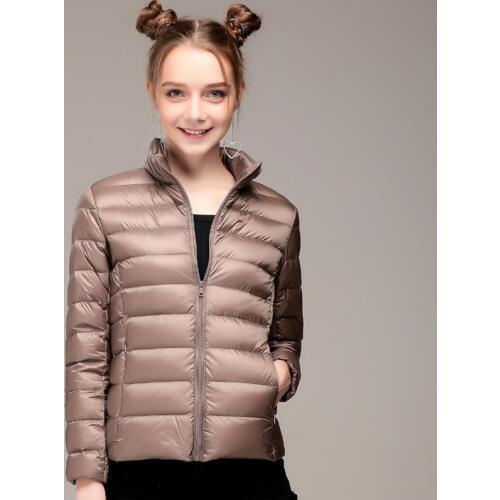 Womens Winter Down Jackets 2020 New 90% White Duck Down Coat for Woman Ultra Light Female Jacket Parkas Casaco Feminino 6XL 7XL