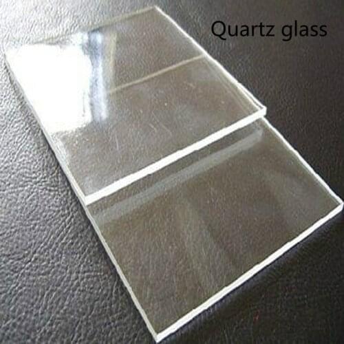 1pcs double-sided polished transparent fused silica glass plate
