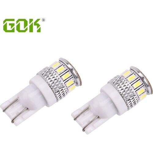 10pcs car T10 LED w5w 3014 18SMD Bright White for Turn Side License Plate Interior Map Dome lamp Side Marker clearance Light 12v