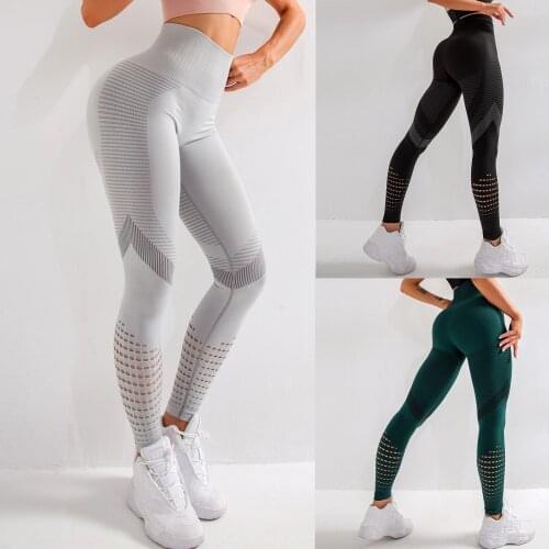 40# Woman Stockings Casual Stretchy Tight Push Up Yoga Sport Legging Running Sports Wear For Women Gym Pant Trouser Yoga Pants