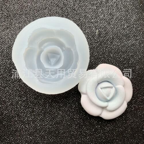 5.8*1.7CM DIY Sugar Craft Cake Vintage Petal Camellia Cake Silicone Mold Fondant Mold Cake Decorating Tools Gum Paste Mold