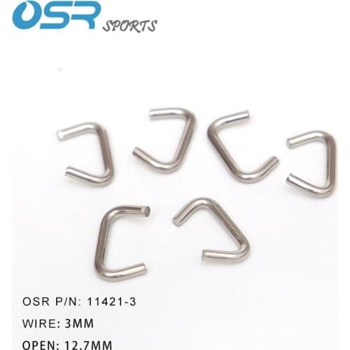 6pcs diving climbing surfing accessory 304 stainless steel grip part two size wire 3mm and 2mm to grip cord bungee rope