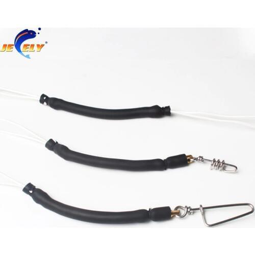 12cm Spearfishing Accessories Super Shockcord Bungee with Spectra/Corkscrew Pigtail Swivel/Snap for Spearguns
