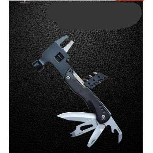 All-steel wrench,multi-function safety hammer, combination tool pliers,folding knife,combination screwdriver, portable equipment