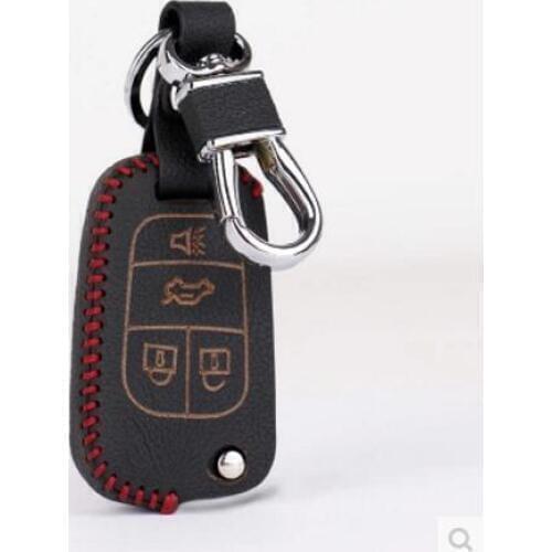 Car styling Genuine leather remote key cover case For Chevrolet Cruze Trax Lova Malibu/For Buick Opel Mokka, auto accessories