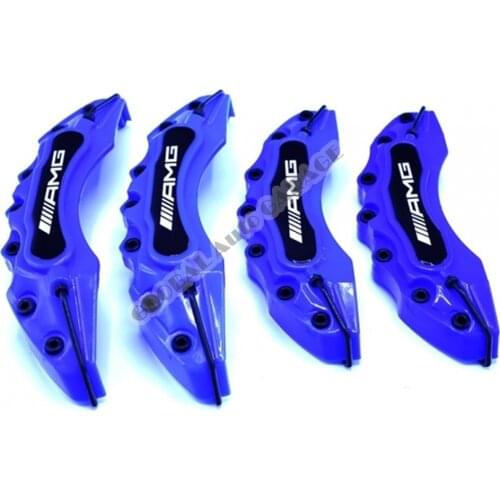 For MERCEDES Brake Caliper cover with AMG logo Auto Universal Spoilers Car Antenna Steering Wheel 1 Set Accessories