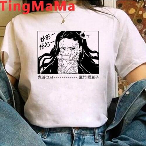 Demon Slayer Kimetsu No Yaiba Tanjirou Kamado men graphic tees plus size vintage casual japanese top tees tumblr plus size