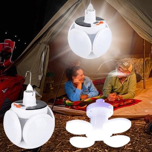 Camping Lantern Light Lamp Powerful Lighting Solar Or Usb