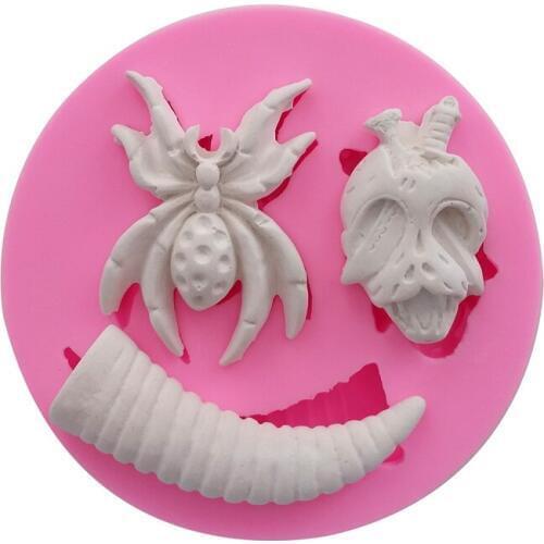 Baking halloween spider cooking tools wedding decoration Silicone mold baking Fondant Sugar Craft Molds DIY Cake DIY