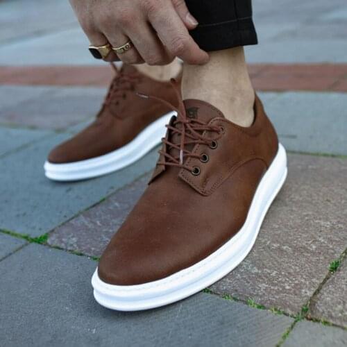 Knack Classic Casual Male Shoes 001 Tan Street Fashion New Season New Creation Cool Comfortable Style