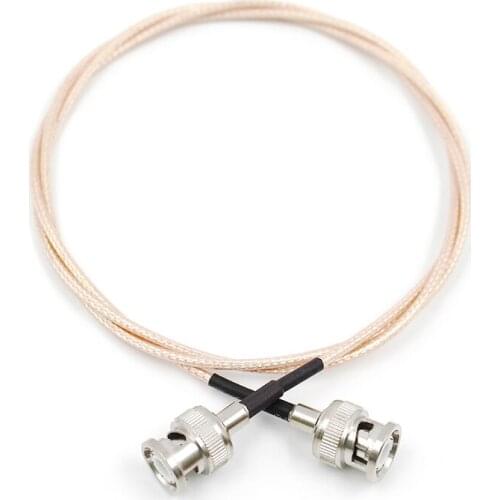 1PCS BNC Male Elbow To BNC Male Elbow RG316 Pigtail Cable RF Coaxial Cables Camera Video Signal SDI Transmission Line (100CM)