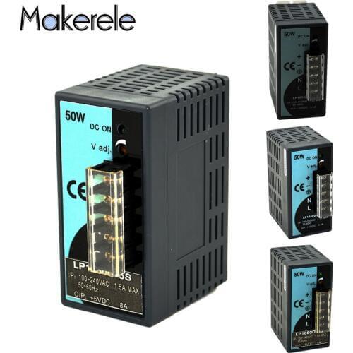 LP-50 Series 5V 12V 24V 4.2A Mini Size Din Rail Switching Power Supply Led Driver Switching Power Supply DC AC Transformer