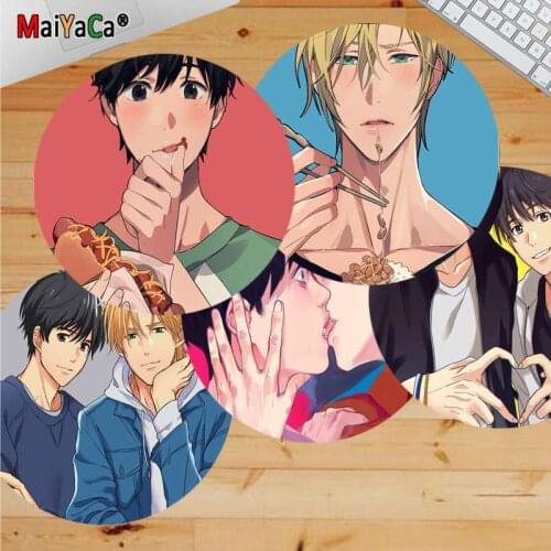 Maiyaca New Design Banana Fish Anime BL Gamer Speed Mice Retail Small Rubber Mousepad gaming Mousepad Rug For PC Laptop Notebook