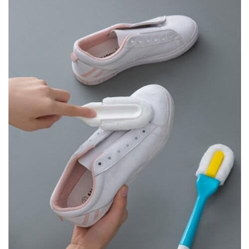 1Pc 3Side Shoe Brush Black Cleaning Brush For Suede Nubuck Boot Shoes Shape Shoe Cleaner Wholesale Boot Leather Shoes Cleaner