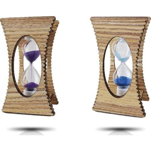 Poly Trinket Is Wooden Sand clock desk clock relogio de mesa настольные часы reloj de escritorio