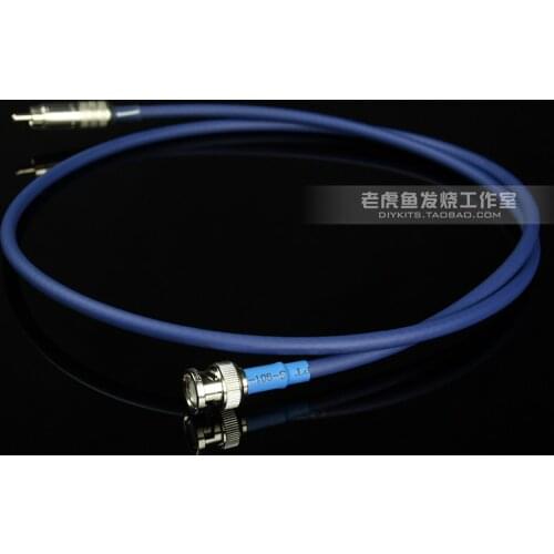 Switzerland Gotham 10070 GAC-1 S/PDIF 75 Ω BNC RCA Digital Audio Coaxial Cable Silver Plated Clock Cable