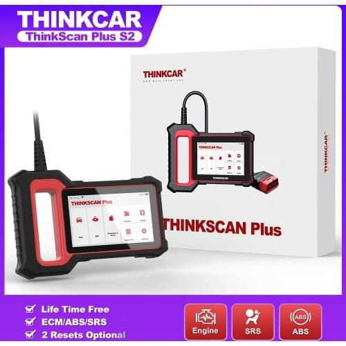 THINKCAR Thinkscan Plus S2 OBD2 Car Scanner ECM/ABS/SRS Professional Engine Analyzer OBD 2 Auto Code Reader Diagnostic Tools