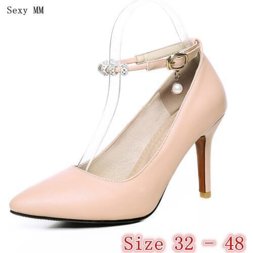 High Heels Women Pumps High Heel Shoes Stiletto Woman Party Wedding Shoes Small Plus Size 32 33 - 40 41 42 43 44 45 46 47 48