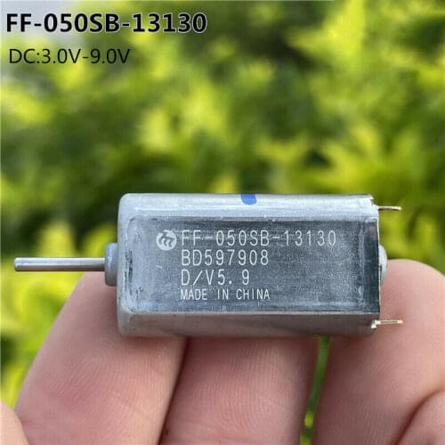 MABUCHI FF-050SB-13130 Precious Metal Brush Motor DC 3V-9V 18500RPM High Speed for Car DVD/ Electronic Door Lock/ Toy