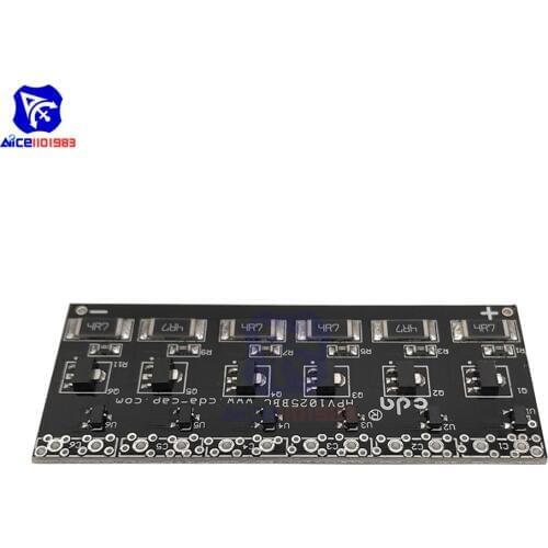 6PCS Single Row Super Farad Capacitor Balancing Protection Board 2.5V -2.7V 1F -10F Capacitor Protection Board