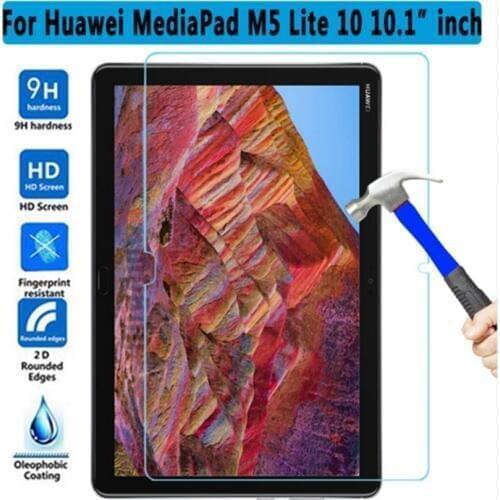 Tempered Glass Screen Protector Film for Huawei MediaPad M5 Lite 10 BAH2-W19 BAH2-L09 BAH2-W09 10.1"