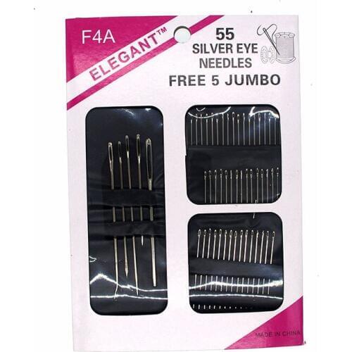 1Set(55PCs) Stainless Steel Sewing Needles Sewing Pins Set Household Sewing Accessories Shine Brand bottoni botoes