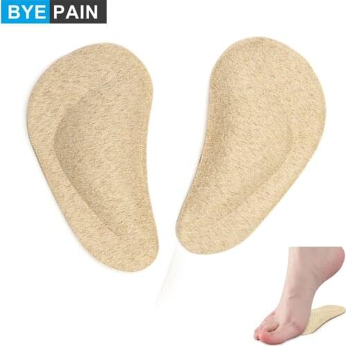 1Pair Foot Care Brace Orthopedic Gel Arch Support Insoles -Flat Feet Support Gel Soft Pads Silicone Shoe Adhesive Inserts