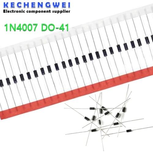 100PCS 1N4007 4007 1A 1000V DO-41 High quality Rectifier Diode IN4007 1n4007