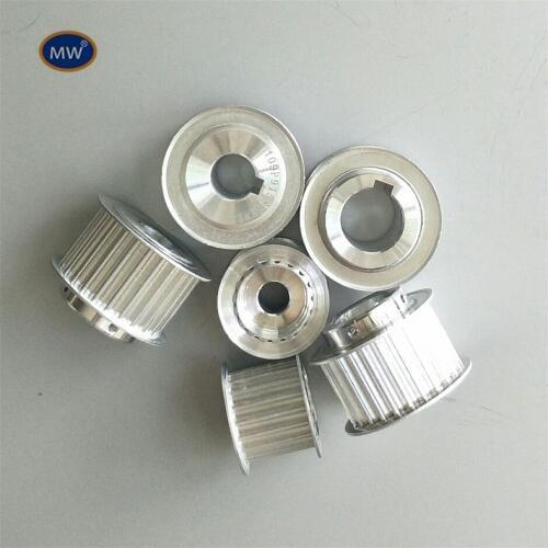 16/18/20/24 Teeth Synchronous Wheel Idler Pulley Bore 5mm 6mm 10mm 14mm 19mm For HTD Timing Belt Width 8MM 23MM
