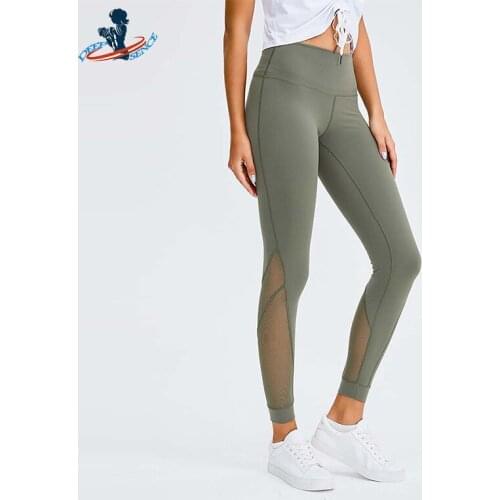 DEEPSENCE Naked Feeling Workout Leggings Activewear Yoga Seamless Pant Stretchy Push Up Sports Clothes Workout Leggings Tights