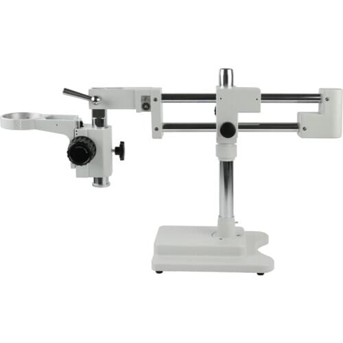 Universal Double Boom Lab Industrial Zoom Trinocular Stereo Microscope Holder Bracket Arm Stand 76mm Microscopio Accessories