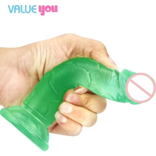 Dildo Penis Soft Jelly Erotic Strap-on Dildo for Anal Butt Plug Realistic Strong Suction Cup Masturbator Sex toys Toys for Adult