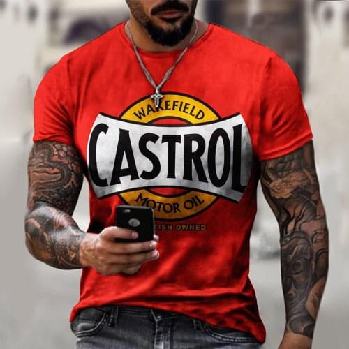 New Mens T-Shirt Summer 3D Printing Short-Sleeved Oversized Short Sleeve Personality Fashion Stitching Pattern T-Shirts For Men