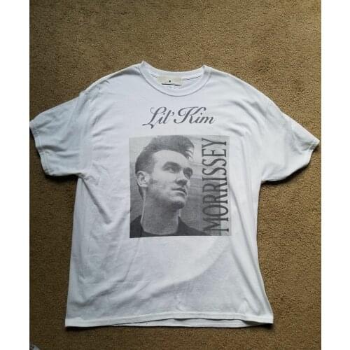 Vtg Morrissey Lil Kim t shirt Reprint Short Sleeves Cotton Free Shipping