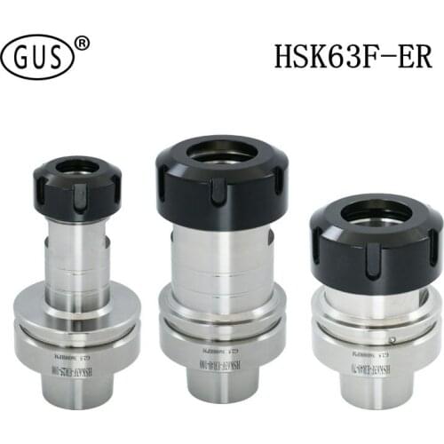 HSK63 tool holder hsk63f ER16 ER20 ER25 ER32 ER40 engraving woodworking machine high precision high speed machine HSK handle