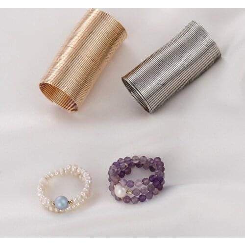 Color retention ring ring memory steel wire steel wire bracelet diy handmade beaded ring ring jewelry material accessories
