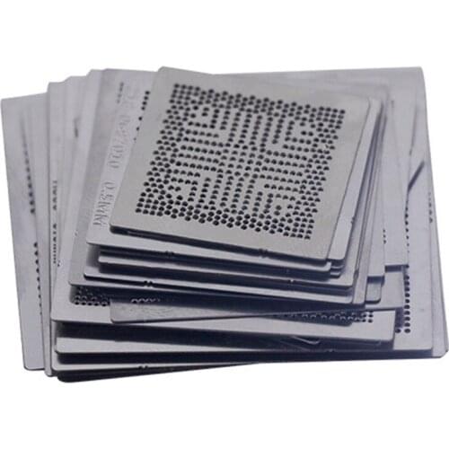 33-Piece Set Of Small Steel Nets Commonly Used Notebook Tin Nets BGA Steel Nets Ball North-South Bridge Ball Nets