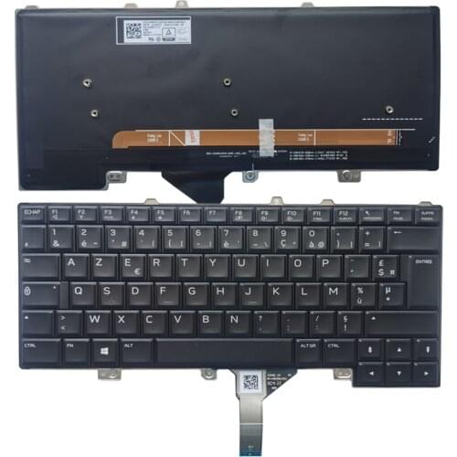 NEW French/FR laptop keyboard for DELL Alienware 15R3 15 R4 13 R3 with Backlit 0JHW7C PK1326S1C17