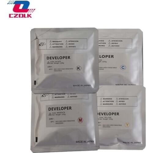 New compatible Mpc3501 Developer for Ricoh MPC3001 MPC3002 MPC3501 MPC3502 MPC4501 MPC4502MPC5501 4pcs=set 225g/pc Toner Powder
