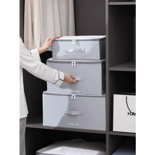 Clothing Quilt Storage Box Underwear Organizer Toy Book Caja Almacenamiento Ropa Home Wardrobe Organizer Boite Rangement