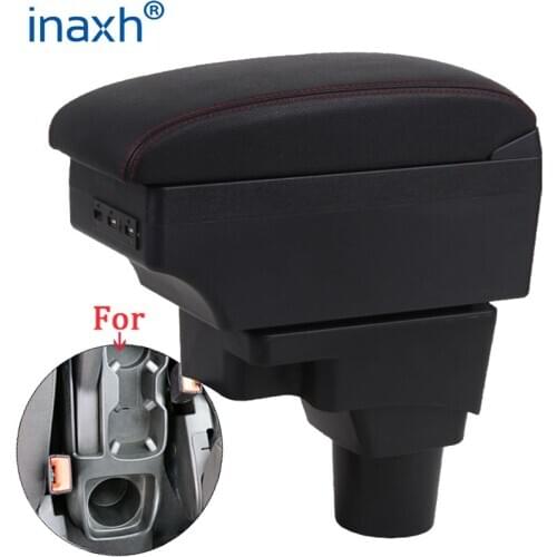 For Chevrolet sonic Armrest For Chevrolet AVEO Car Armrest box Retrofit parts Interior Storage box 3USB LED Simple installation