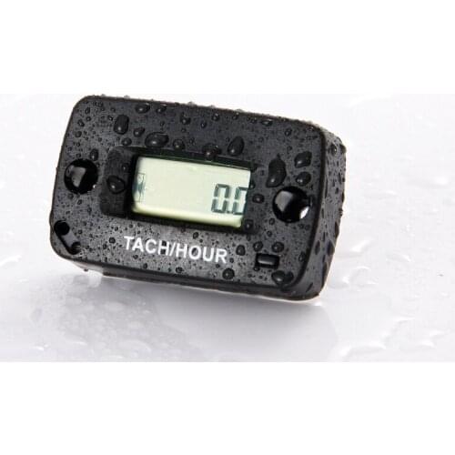 Tachometer RPM Waterproof Meter Resettable Running Hour Meter Tachometer for Outboard Motor Yacht Marine RL-HM018R