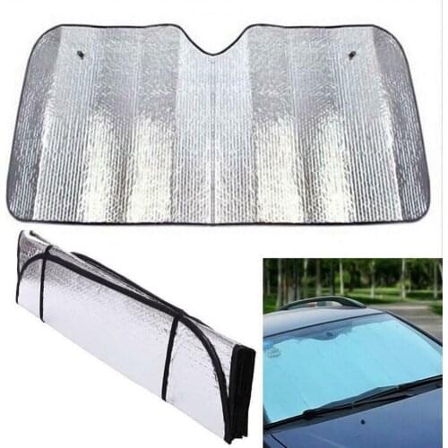 130*60cm Universal Car Windshield Sunshade Auto Front Window Sun Visor Reflective Shade Heat Insulation Cover For BMW Tesla Golf