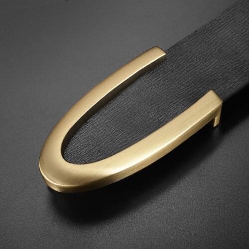 High Quality 3.8 Wide Cowhide Leather Classic Luxury Brand C Letter Belt Mens Sliding Buckle Belt Cintos Masculinos