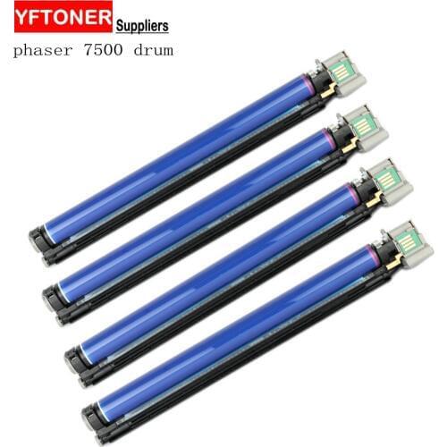 YFTONER Printer Toner Cartridge for Xerox phaser 7500 drum unit 108R00861 108R861 CMYK