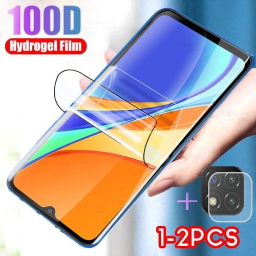 Protective Film camera glass For Xiaomi Redmi 9c 9 c c9 Redmi9c Screen Protector Full Cover nano Hydrogel Film Not Glass 1-2pcs