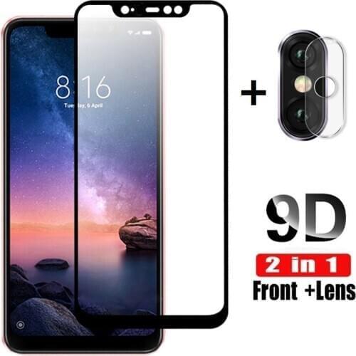 9D Tempered Glass for Redmi Note 6 Pro Glass Camera Lens for Redmi Note 6 Pro Redmi 6 Pro 6A Protective Glass Film Foil