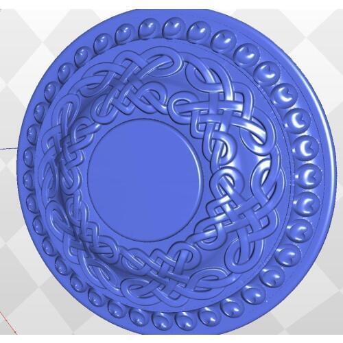 3d rosette_48 model relief for cnc in STL file format