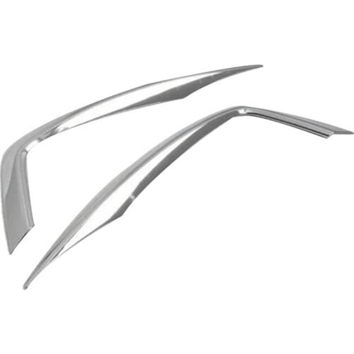 Car Front Fog Light Eyelid Eyebrow Cover Trim For- A4 B9 2017